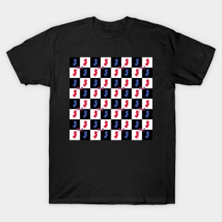 New Jersey Checkerboard Pattern T-Shirt